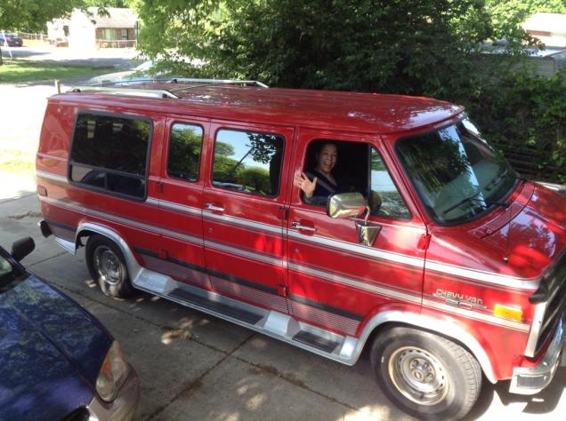 Mom in the Van